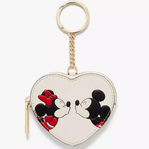 New with tags Kate Spade Disney Minnie Mickey Mouse coin purse - Picture 1 of 12